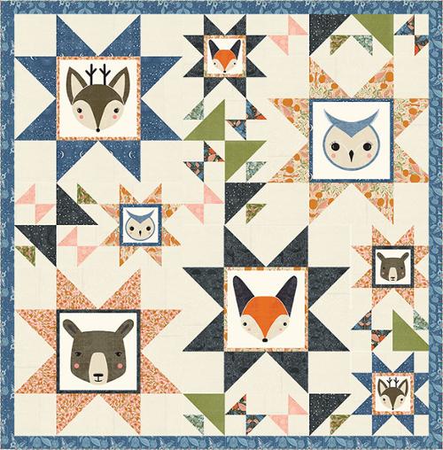 Woodland Friends Quilt Pattern by Stacie Bloomfield - GB 081