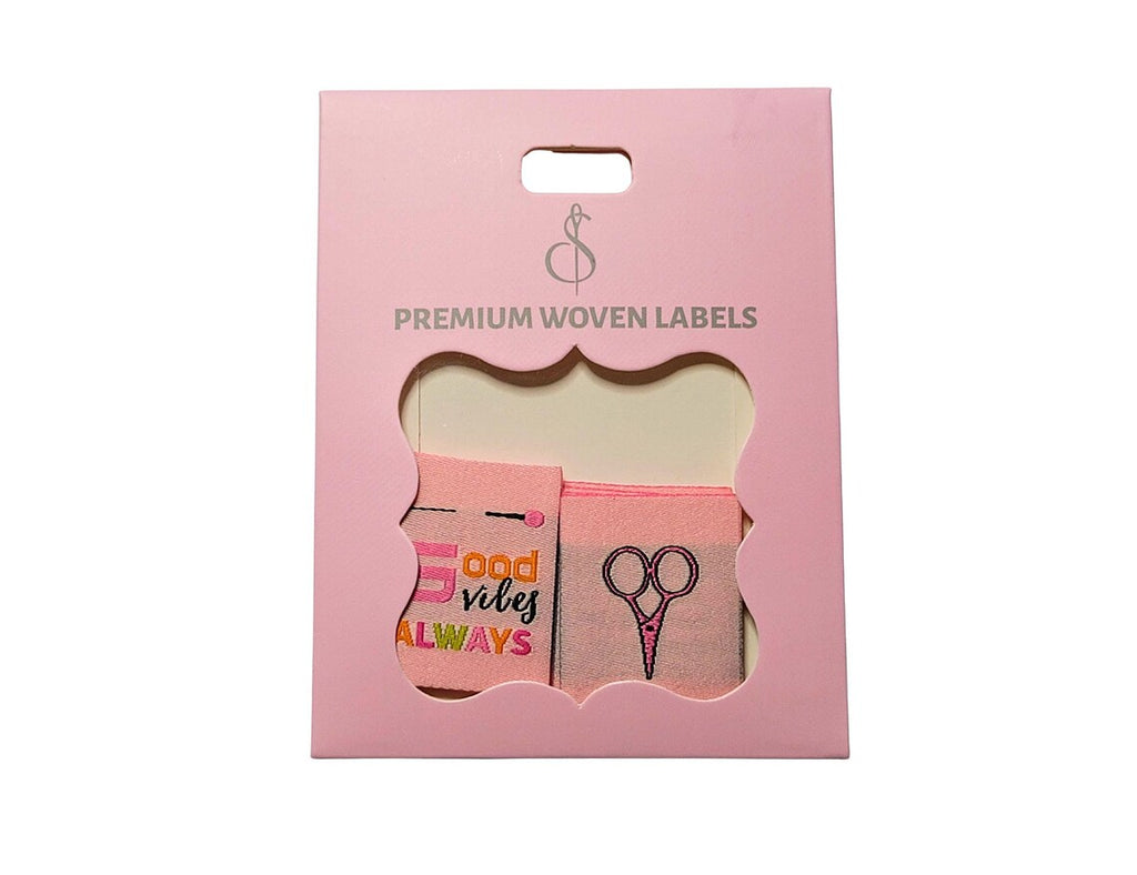 Riley Blake - Sew in Labels - Good Vibes Woven Labels - P178-SIWL12