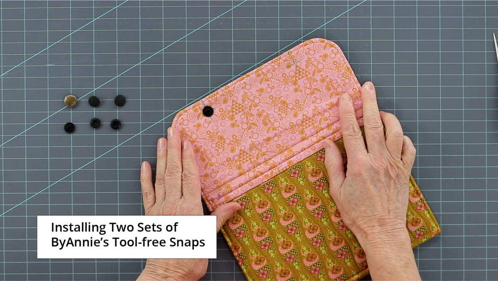 ByAnnie - Tool-free Snaps - Set of Four - Black Metal - HAR-SN-BM-FOUR