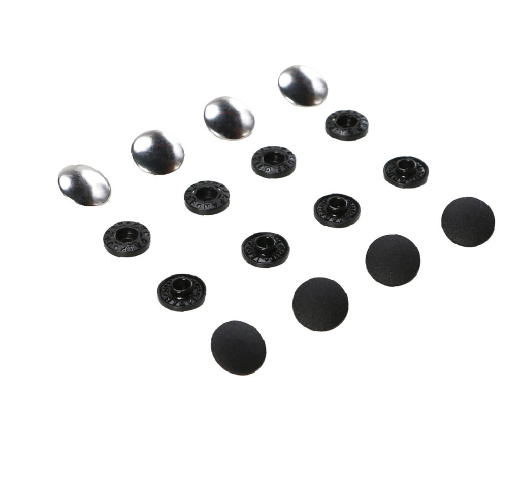 ByAnnie - Tool-free Snaps - Set of Four - Nickel - HAR-SN-N-FOUR