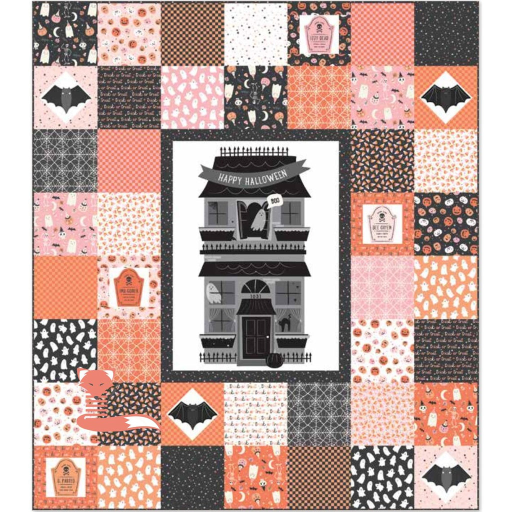 Happy Halloween Panel Quilt Kit - Featuring Hey Pumpkin by My Mind's Eye