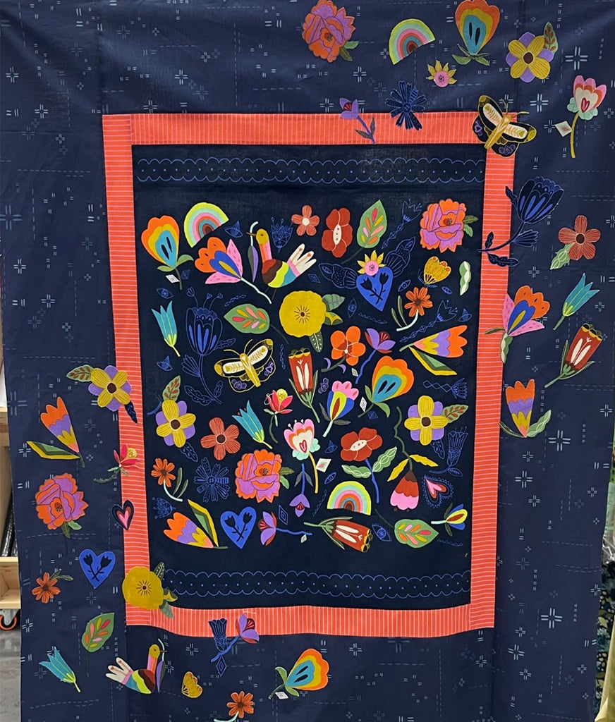 Harmony Blue Magic Quilt Kit - Featuring Blue Magic Panel by Carolyn Gavin