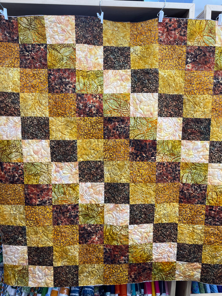 Bolero Gold Batik Quilt Kit