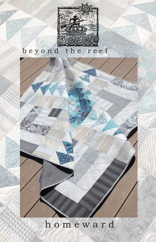 Beyond the Reef - Homeward Quilt Pattern Multi sizes