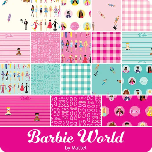 Riley Blake x Mattel - Barbie World Fat Quarter Bundle