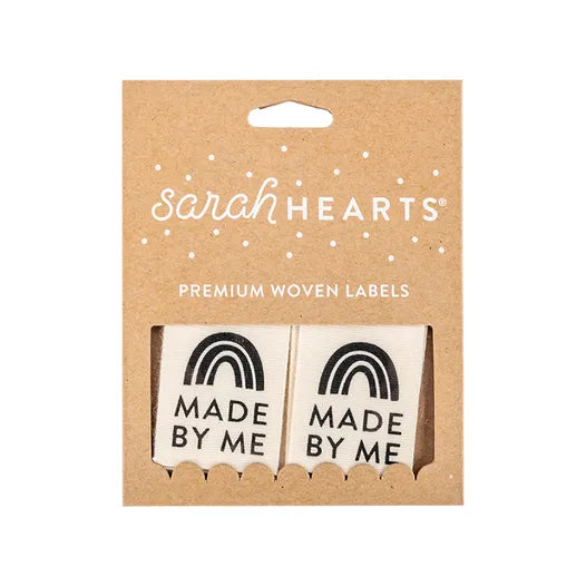 Sarah Hearts - Made by Me Organic Cotton Woven Labels
