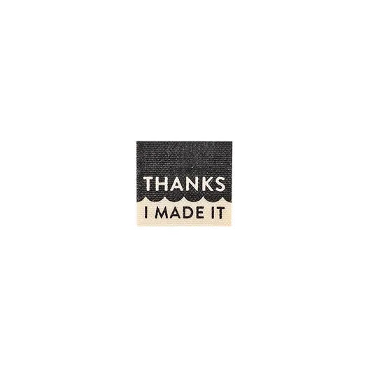Sarah Hearts - Thanks I Made It Organic Cotton Woven Labels