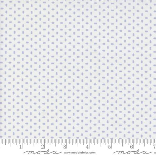 Moda - Mixed Bag of Bonbons - 18258 11  White and Lavender - Sold by the Half Yard