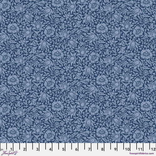 FreeSpirit Fabrics - Bexleyheath - Mallow - Inky Cotton Lawn 54” - CLWM012.INKY Sold by the Half Yard