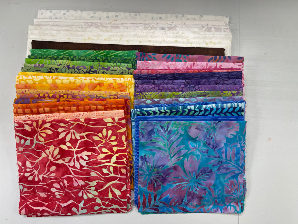 Butterflies Quilt Kit - Featuring Batik Fabrics