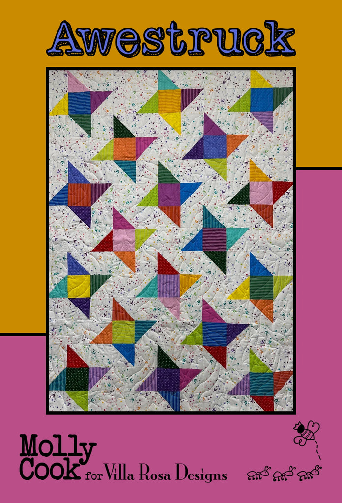 Villa Rosa Designs - Awestruck Quilt Pattern by Molly Cook on