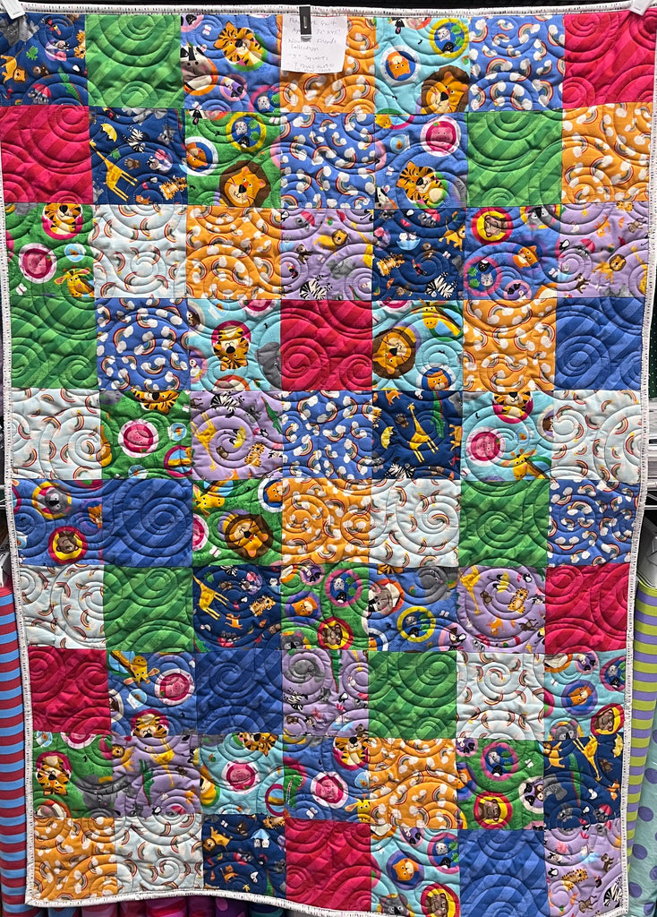 Noah & Friends 11 Fabric Quilt Kit