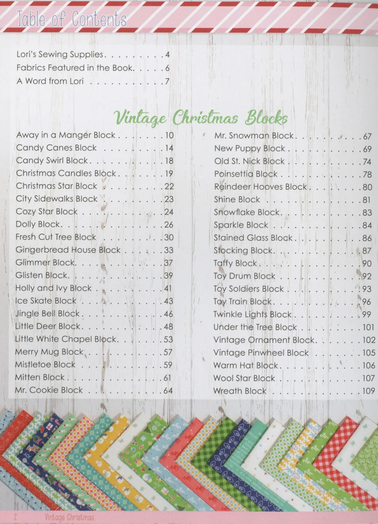 Vintage Christmas Quilt Book by Lori Holt - ISE-925