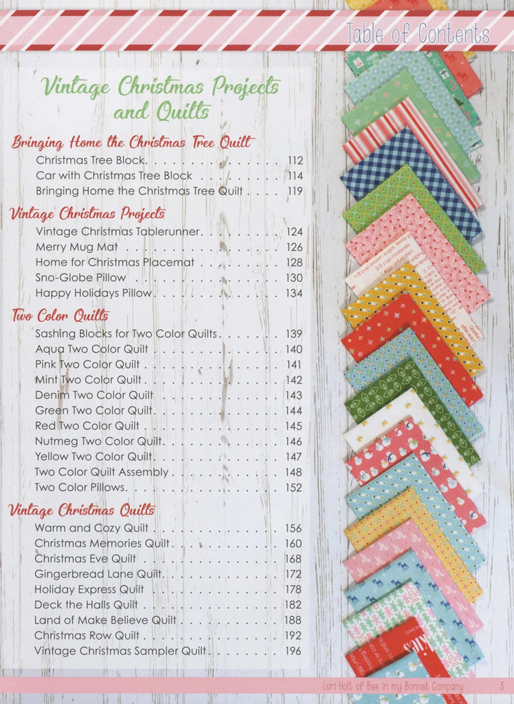 Vintage Christmas Quilt Book by Lori Holt - ISE-925