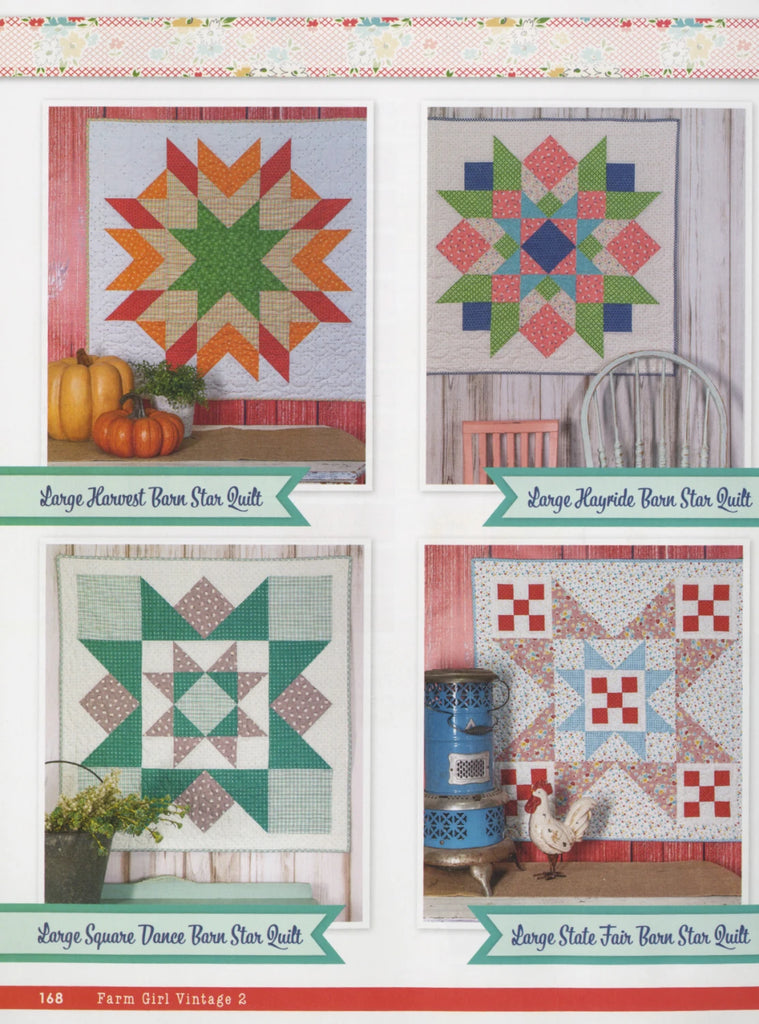 Farm Girl Vintage 2 Quilt Book by Lori Holt - ISE-931