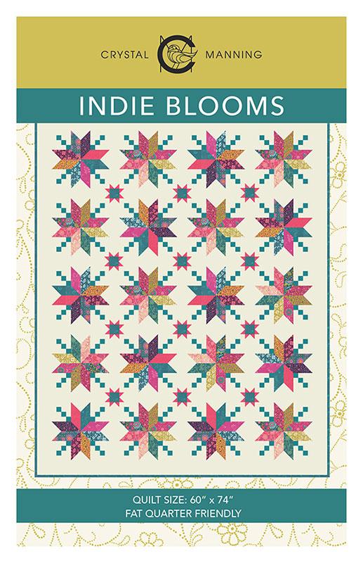 Indie Blooms Quilt Pattern by Crystal Manning of Moda Fabrics
