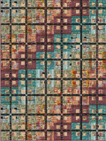 Intersected Quilt Kit - Featuring Live Out Loud by Seth Apter