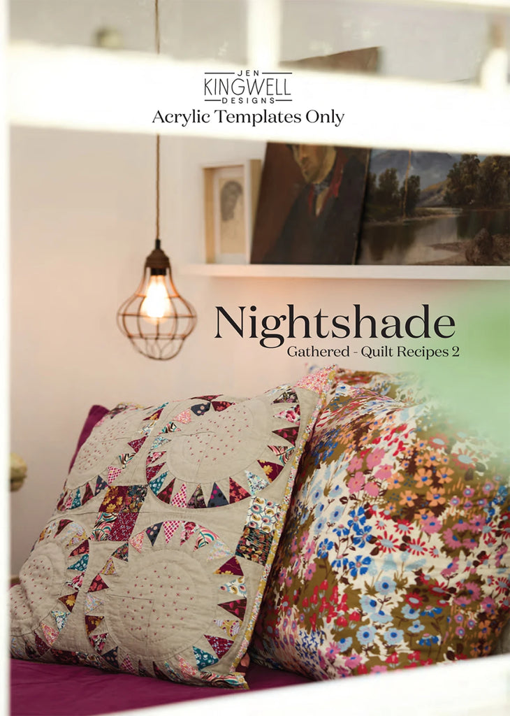 Jen Kingwell - Nightshade Acrylic Template Set - JKD-0615