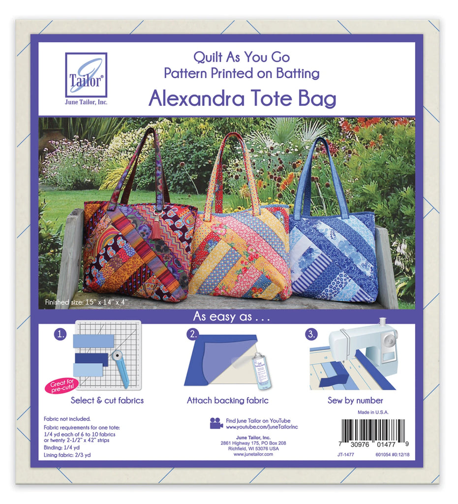 Quilt As You Go - Alexandra Tote Bag - JT-1477