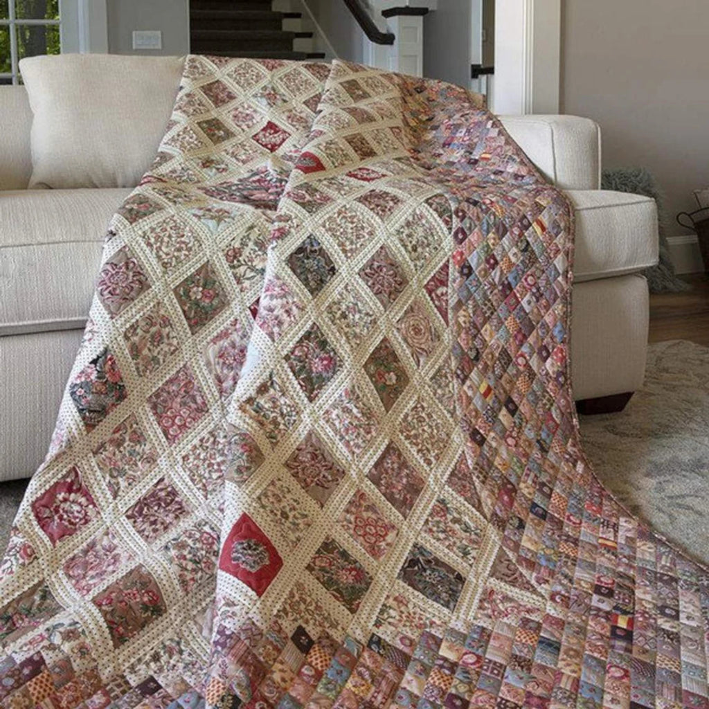 Riley Blake - Jane Austen at Home Boxed Quilt Kit - KT-17450 - Fabrics for quilt top and binding