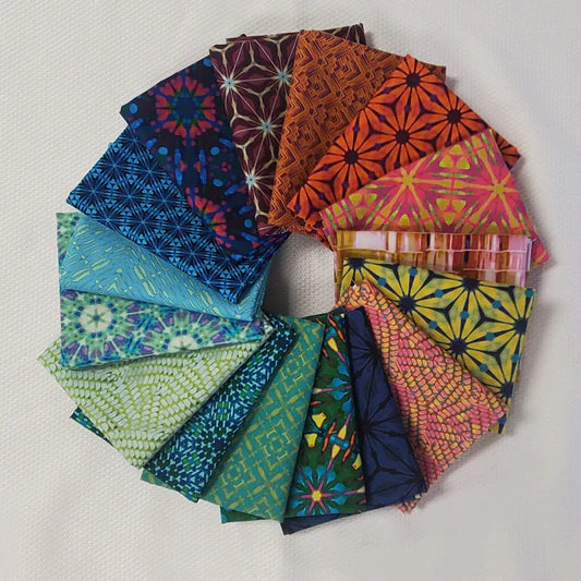 FreeSpirit Fabrics - Kaleidoscope - Half Yard Bundle - 16 Half Yard Cuts