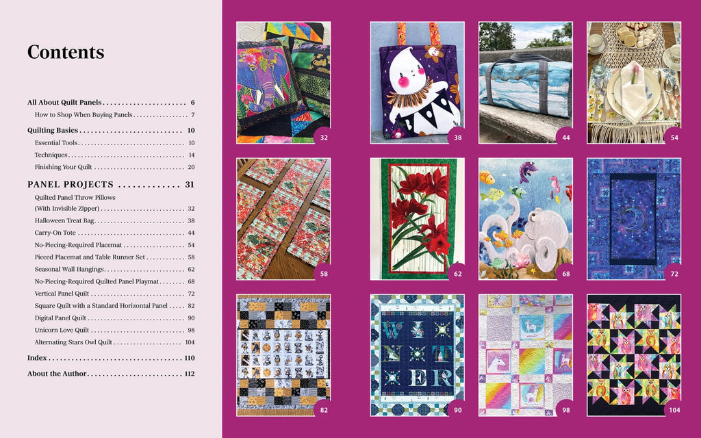 The Panel Quilting Workshop 12 Quick-and-Easy Projects for Every Season Book by Stephanie Soebbing of Landauer - L1045