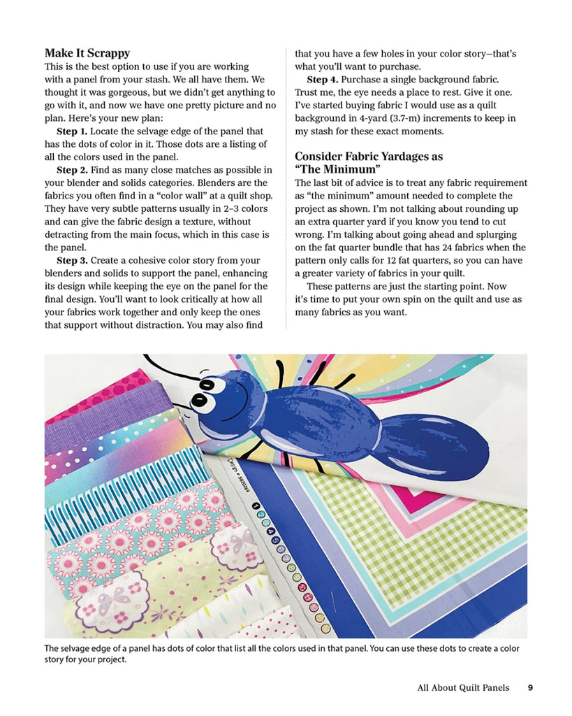 The Panel Quilting Workshop 12 Quick-and-Easy Projects for Every Season Book by Stephanie Soebbing of Landauer - L1045
