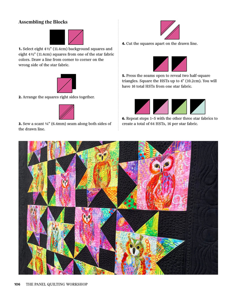 The Panel Quilting Workshop 12 Quick-and-Easy Projects for Every Season Book by Stephanie Soebbing of Landauer - L1045