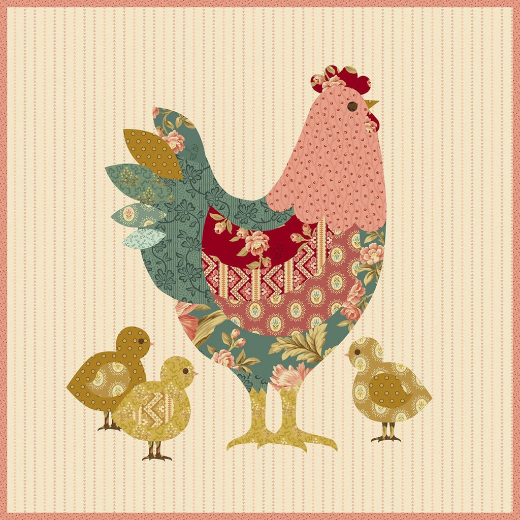 Hen House Pillow Pattern by Edyta Sitar of Laundry Basket Quilts - LBQ-0654-P