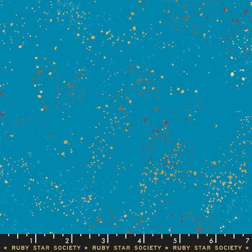 Ruby Star Society - Speckled - Speckled Metallic Bright Blue - RS5027 50M - Sold by the Half Yard