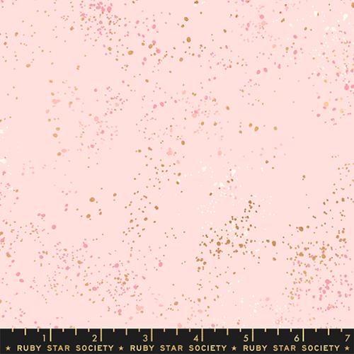 Ruby Star Society - Speckled - Speckled Metallic - Pale Pink - RS5027 91M - Sold by the Half Yard