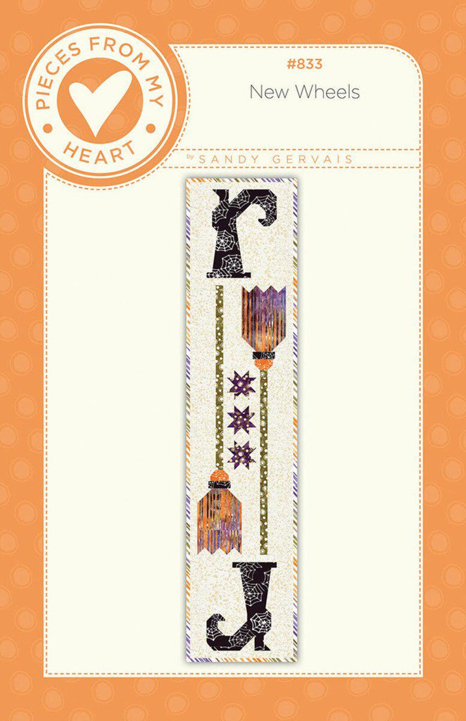 Pieces From My Heart - New Wheels Table Runner Pattern - #833