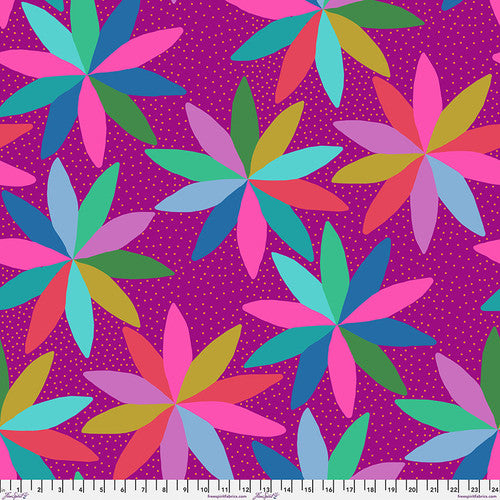 FreeSpirit - AM Loves Hue - Cartwheels - Mai Tai - PWAH127.Maitai - Sold by the Half Yard