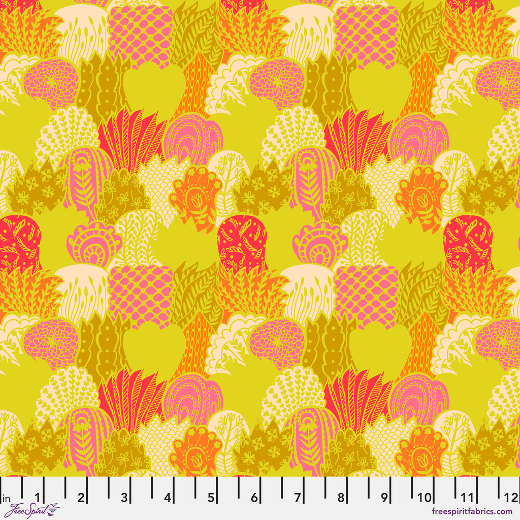 FreeSpirit - Brave - Scales - Mango - PWAH201.MANGO - Sold by the Half Yard