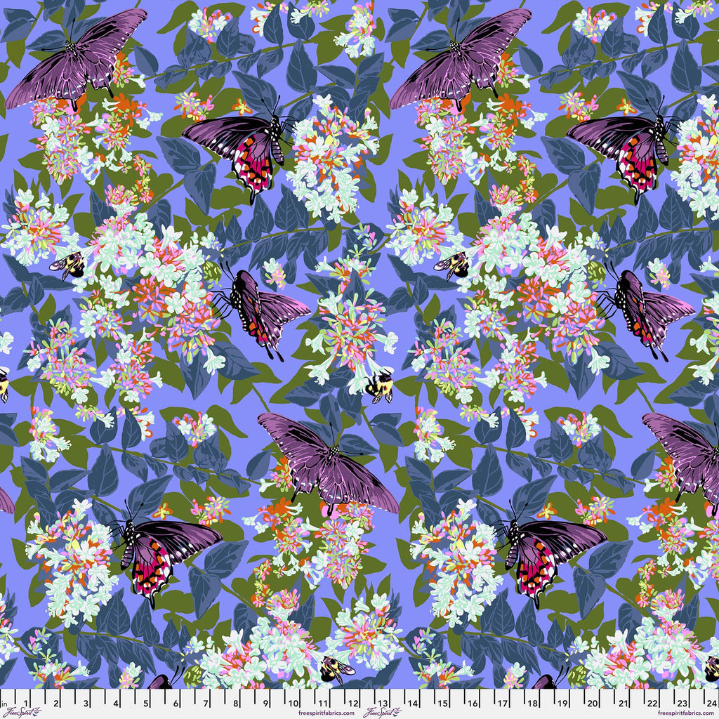 FreeSpirit - Our Fair Home - Neighborly - Periwinkle - PWAH209.Periwinkle - Sold by the Half Yard