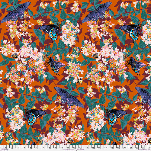 FreeSpirit - Our Fair Home - Neighborly - Rust - PWAH209.Rust - Sold by the Half Yard