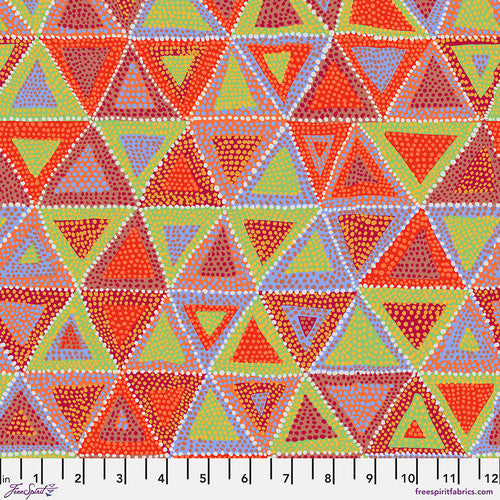 FreeSpirit Fabrics: Brandon Mably for the Kaffe Fassett Collective - Beaded Tents - Autumn || Vintage, PWBM020.AUTUMN