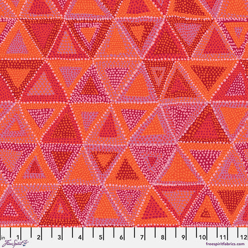 FreeSpirit Fabrics: Brandon Mably for the Kaffe Fassett Collective - Beaded Tent - Red || Vintage, PWBM020.RED