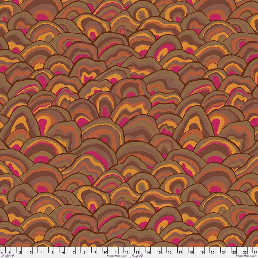 FreeSpirit Fabrics - Brandon Mably for the Kaffe Fassett Collective - Wobble-Brown || August 2024-PWBM092.BROWN