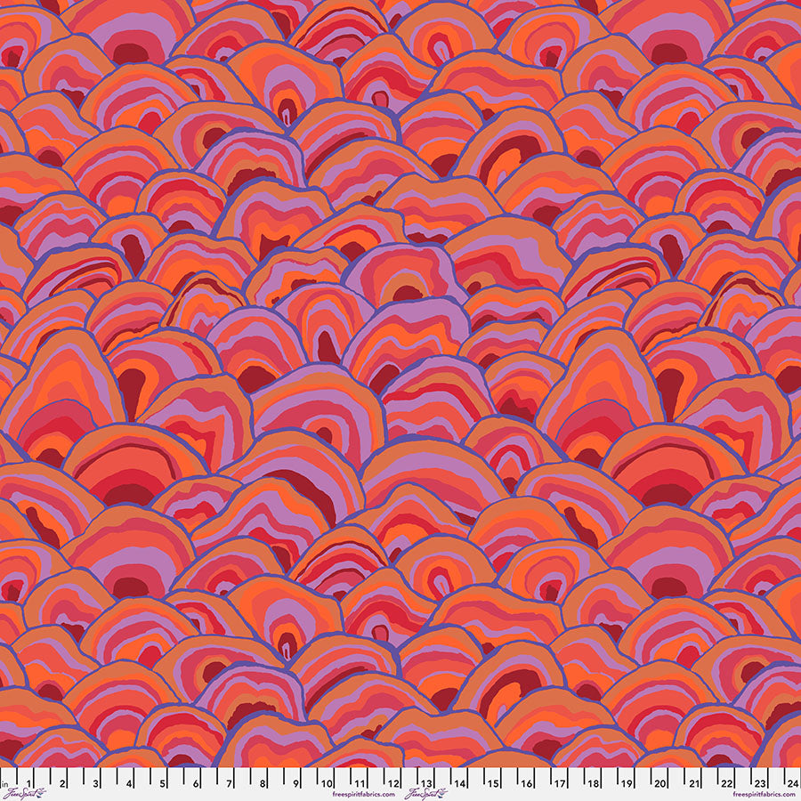 FreeSpirit Fabrics - Brandon Mably for the Kaffe Fassett Collective - Wobble-Red || August 2024-PWBM092.RED