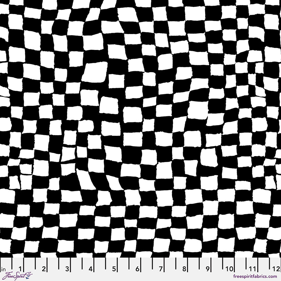 FreeSpirit Fabrics - Brandon Mably for the Kaffe Fassett Collective - Gameboard-Black || August 2024-PWBM095.BLACK