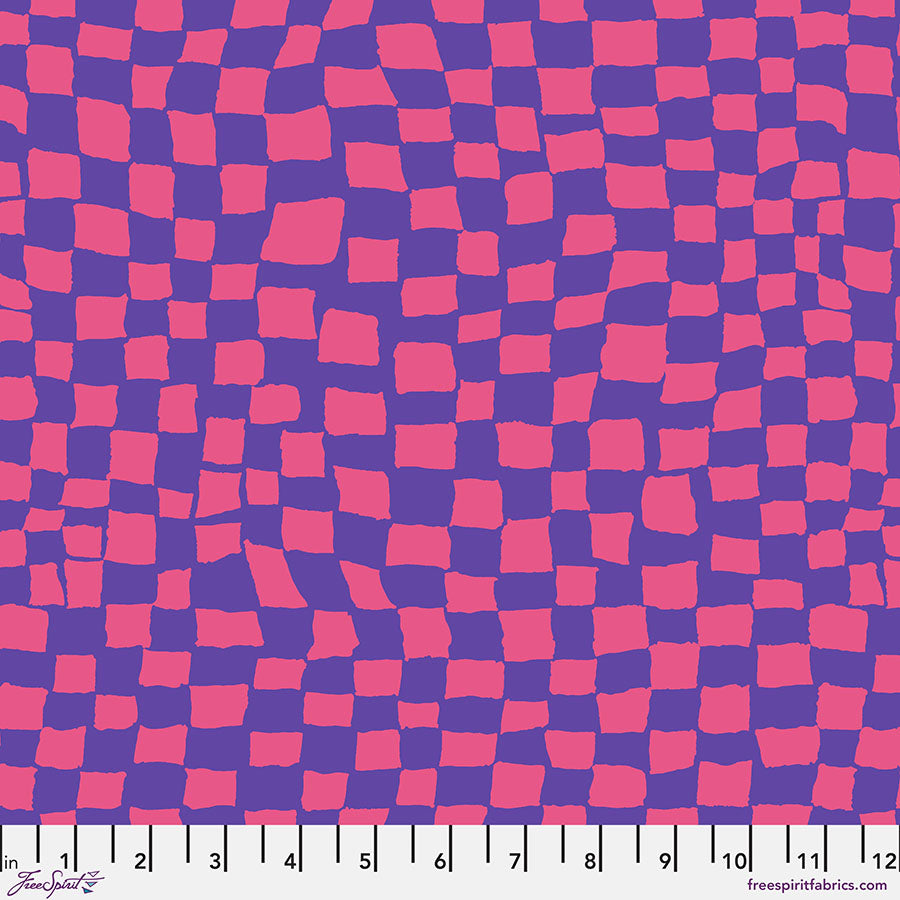 FreeSpirit Fabrics - Brandon Mably for the Kaffe Fassett Collective - Gameboard-Purple || August 2024-PWBM095.PURPLE
