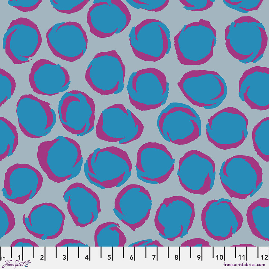 FreeSpirit - Kaffe Fassett Collective August 2025 - Twist - Grey - PWBM102.GREY - Sold by the Half Yard