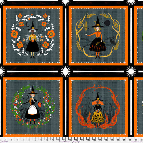 FreeSpirit - Witchy Ways - Witch Ways Panel - PWCD140.XPANEL - Sold per panel 24" x WOF