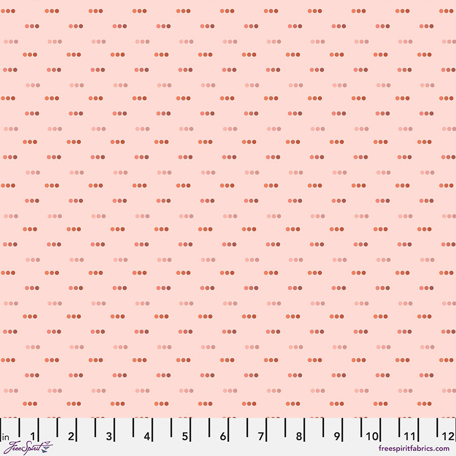 FreeSpirit Fabrics - Chromatics - Dotty - Apricot - PWFS056.APRICOT (Sold by the Half Yard)