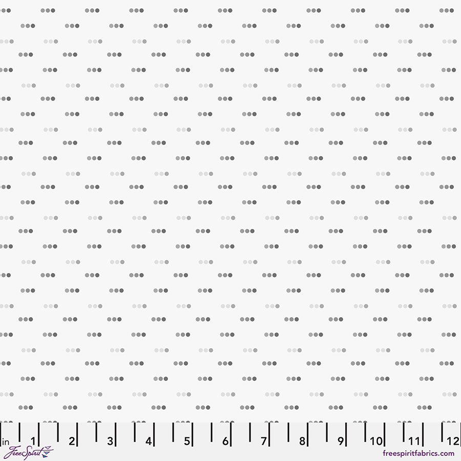 FreeSpirit Fabrics - Chromatics - Dotty - Fog - PWFS056.FOG (Sold by the Half Yard)