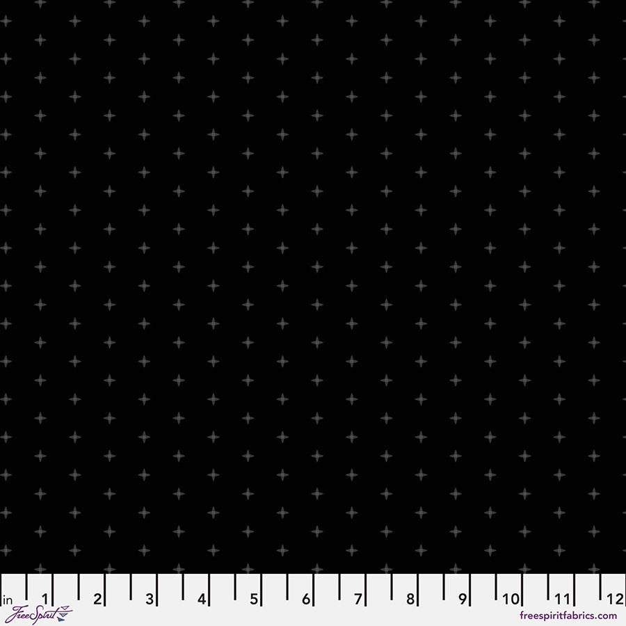 FreeSpirit Fabrics - Chromatics - Cross Stitch - Black - PWFS059.BLACK (Sold by the Half Yard)