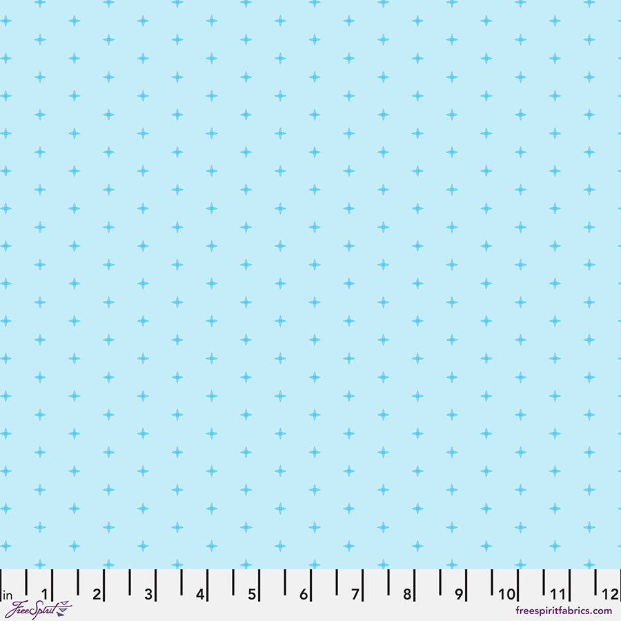 FreeSpirit Fabrics - Chromatics - Cross Stitch - Sky - PWFS059.SKY (Sold by the Half Yard)
