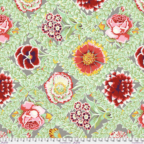FreeSpirit Fabrics: Kaffe Fassett for the Kaffe Fassett Collective - Flower Lattice - Leafy || Vintage, PWGP011.LEAFY