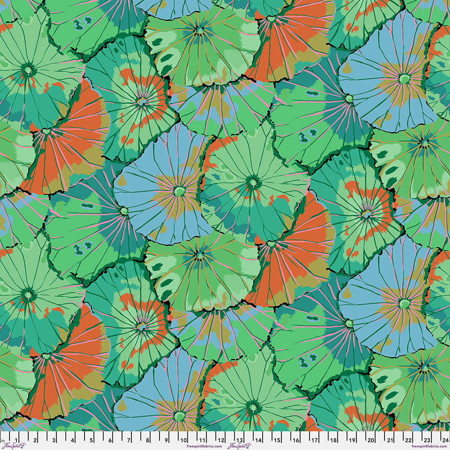 FreeSpirit Fabrics - Kaffe Fassett for the Kaffe Fassett Collective - Lotus Leaf-Emerald || August 2024-PWGP029.EMERALD